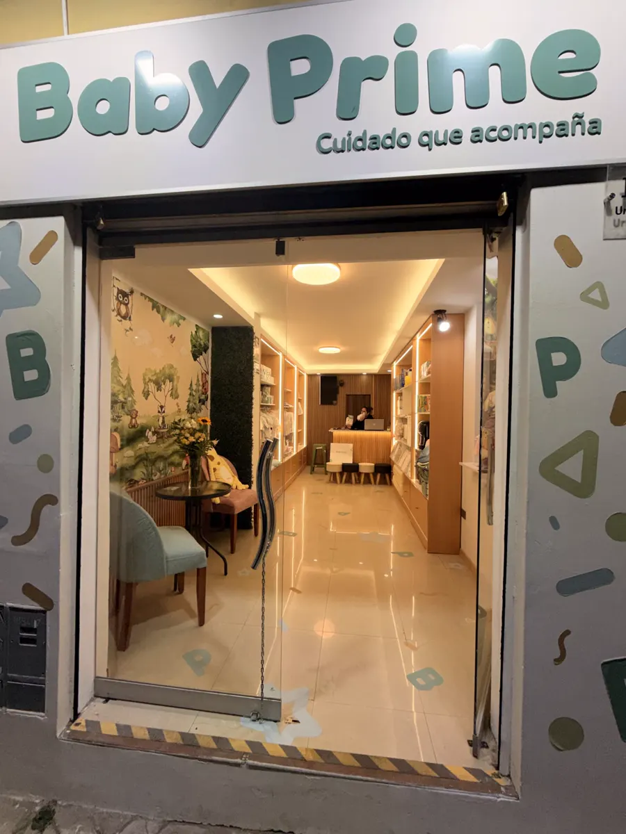 Fachada de la tienda Baby Prime en Yanahuara